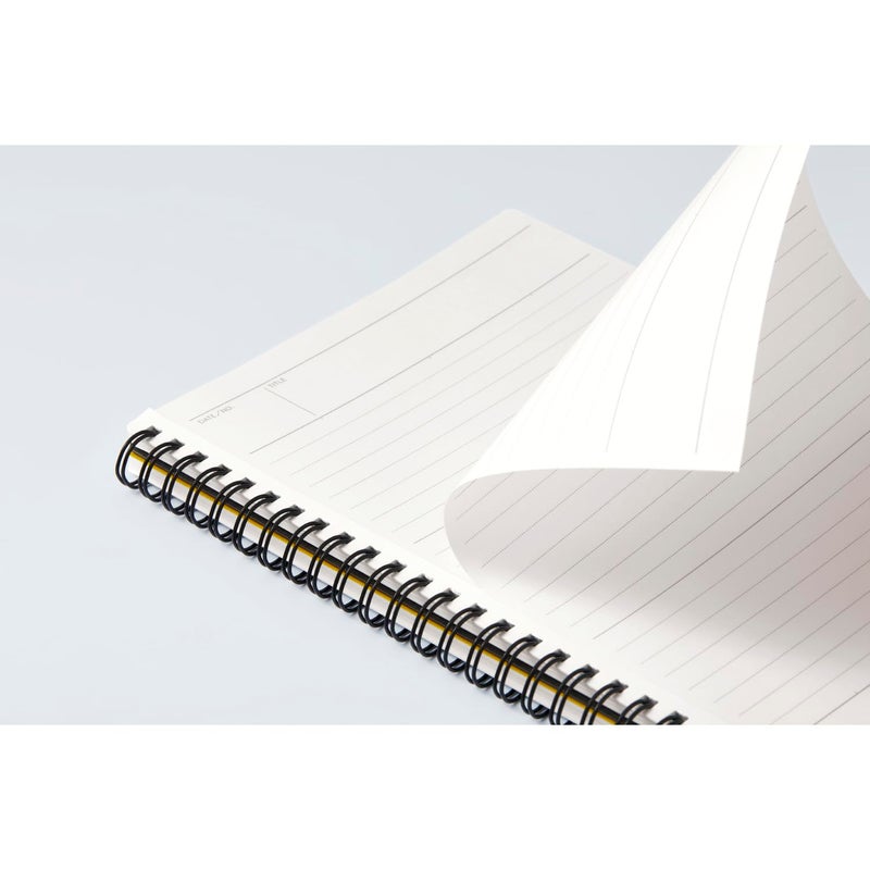 Maruman MNEMOSYNE Soft Cover Notebook 8.27 x 5.83 Inches (A5), 7mm ruled 24-line, 80 Sheets, Black, 1 ea. (N295-05) - Image 5